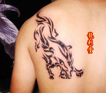 图腾狼纹身图案的寓意及说法